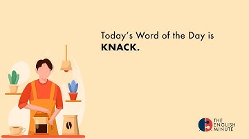 Word of the Day | Knack | Learn English in 1 Minute | Speak English Confidently #englishdaily