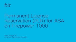 Configuring PLR Licensing for ASA on Firepower 1000 | Guide