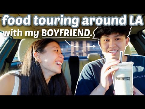 FOOD TOURING AROUND LA W/ MY BOYFRIEND.