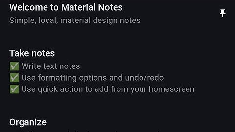 Material Notes - One of the Best Android notepad apps