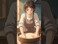 Making Buttery Croissant 🥐 | Ghibli - Style ASMR