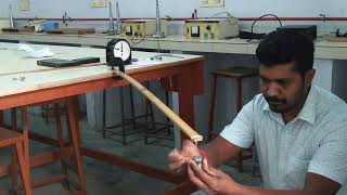 Simple harmonic oscillations of cantilever || Young's modulus of the beam || cantilever ll senthil