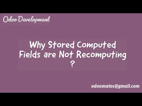 Why Stored Computed Fields Are Not Recomputing in Odoo