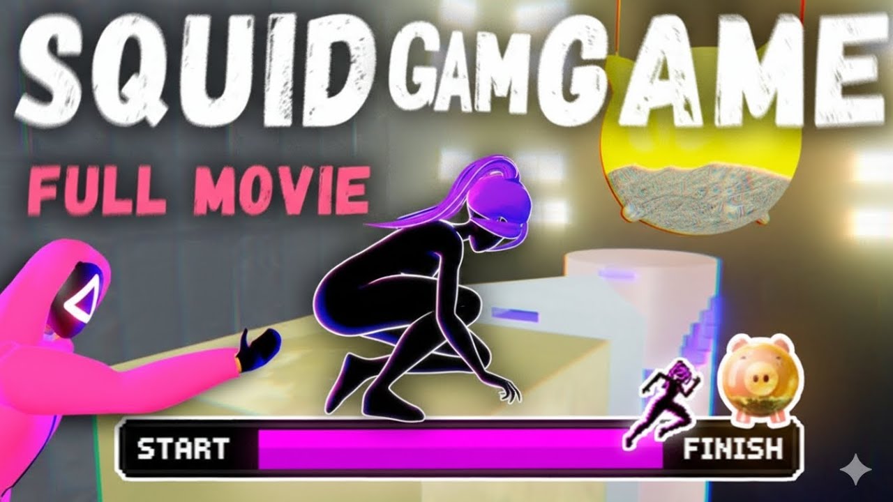FULL MOVIE SQUID GAME RUN! 🦑 | ALL LEVEL RUN Interactive Viral Game ⚡ | 9 MIN Interactive Warm Up