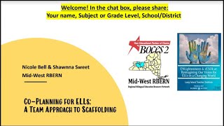 Co-Planning for ELLs: A Team Approach to Scaffolding - Grades K-12