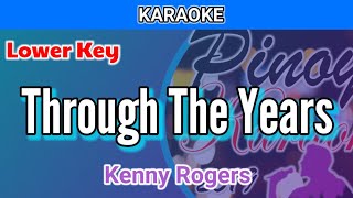 Through The Years by Kenny Rogers (Karaoke : Lower Key)