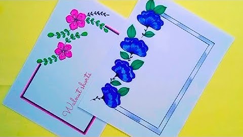 Border Designs/ Project Work Designs/Project Design/Assignment Front Page Design/A4 Sheet Design