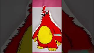 Poppy playtime Chum Chompkins  Paper Doll DIY ✨🔥  #poppyplaytime#art