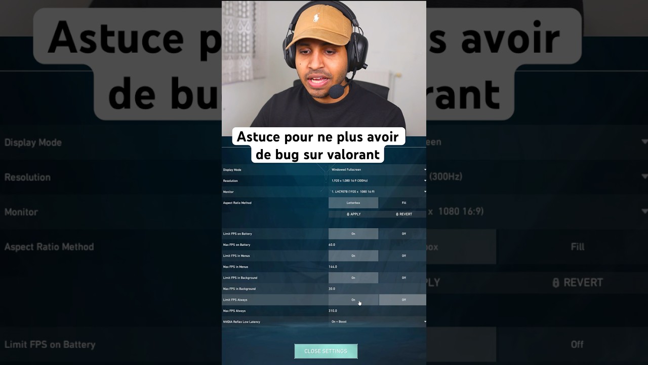 Astuce pour ne plus bug sur valorant