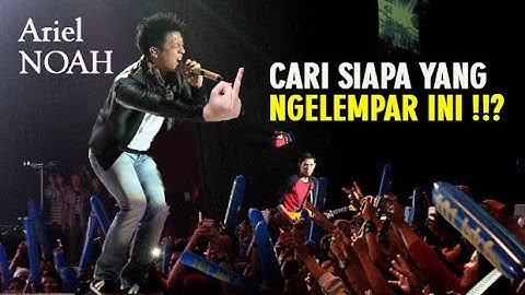 Ariel Noah di Lempar Pake ini oleh Penonton❗️❗️, Liat Reaksinya❓