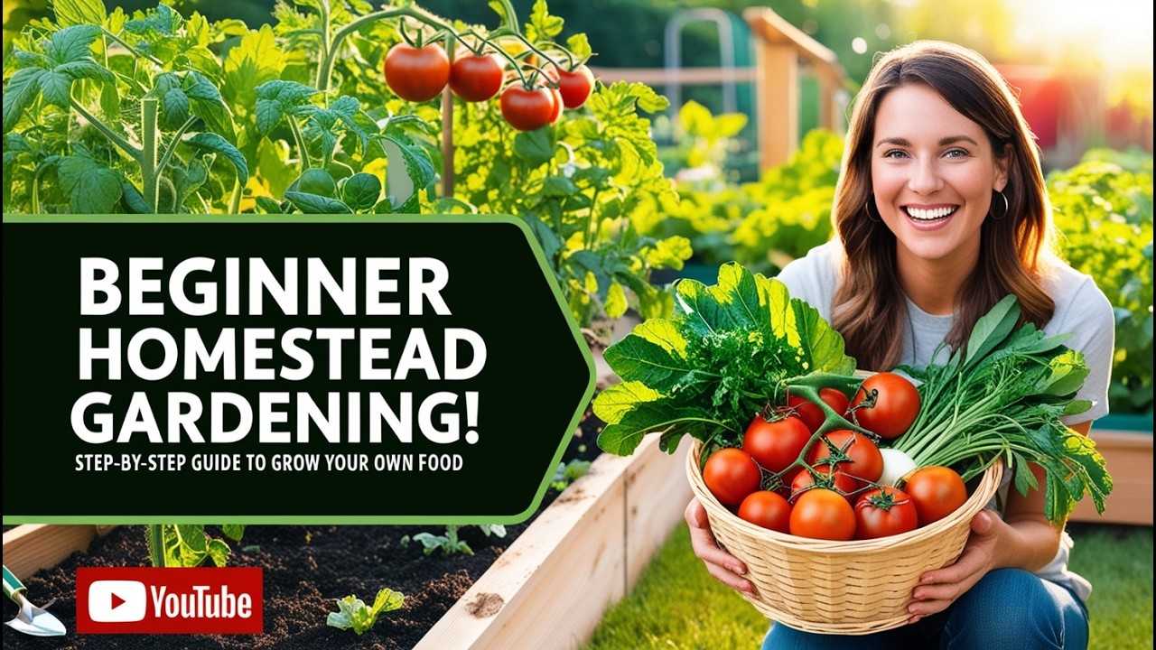 Homestead Gardening for Beginners: Step-by-Step Guide to Grow Your Own ...