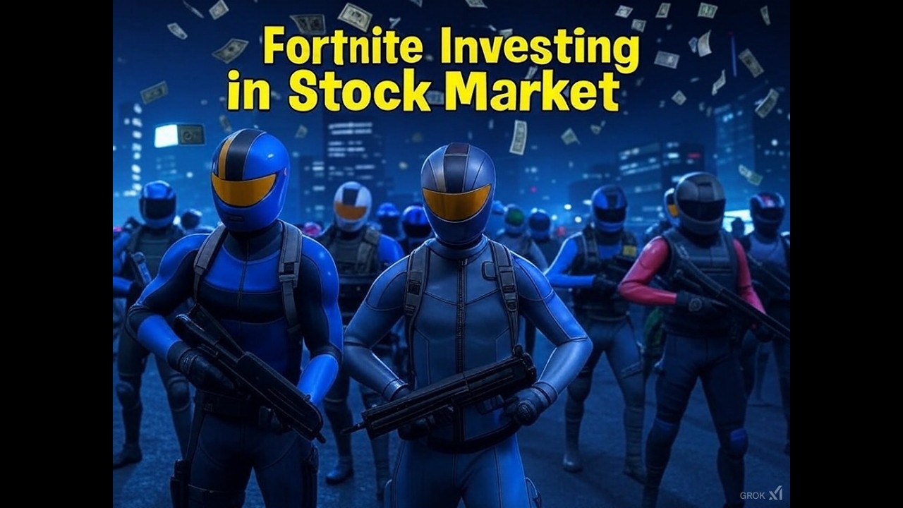Investment for Kids: Learn about candle sticks and investing indicators - Fortnite style