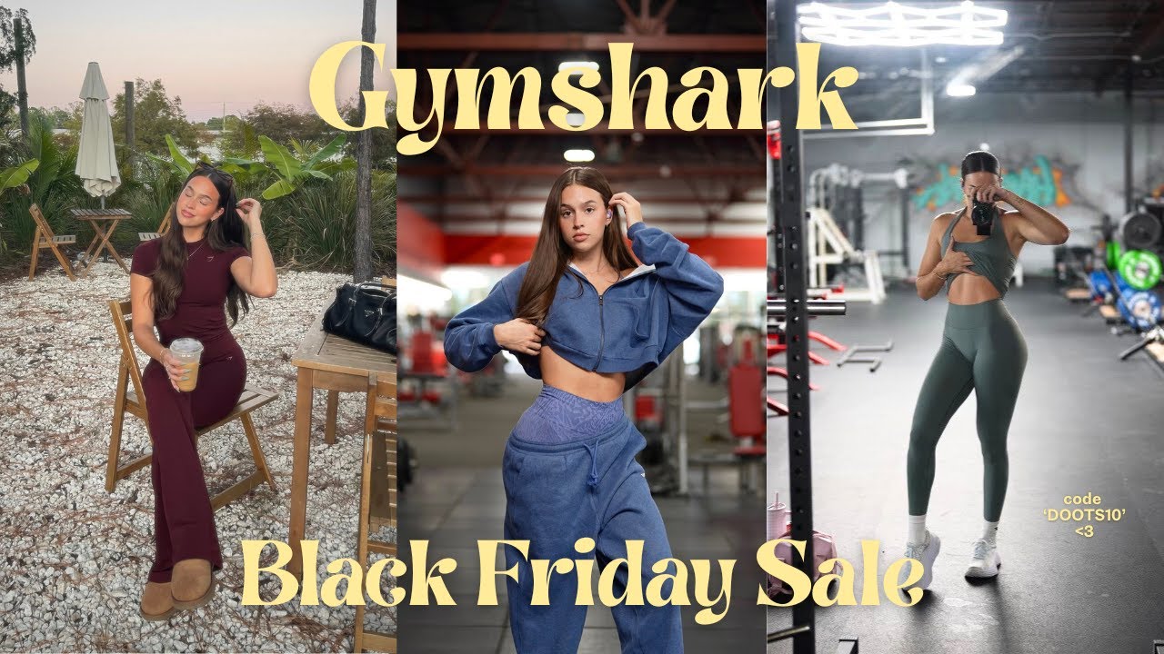 GYMSHARK BLACK FRIDAY SALE 2025 | sale details, top picks, try-ons 