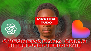 Revelei o Segredo: Para Criar sites Profissionais com Inteligência Artificial (No code no Lovable)