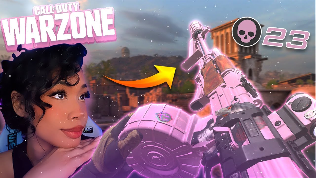 Top Female Warzone Player GOES SUPER SAIYAN YouTube