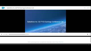 Salesforce (CRM) Q3 FY23 Earnings Conference Call News