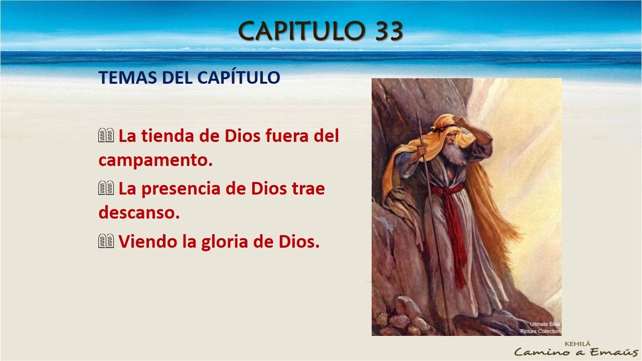 Éxodo 33 y 34 estudios biblicos sobre la oracion