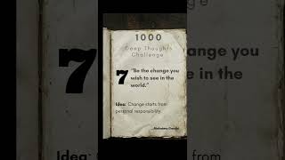 Day 7 of 1000 Deep Thoughts #lifelessons #thoughts #quotes