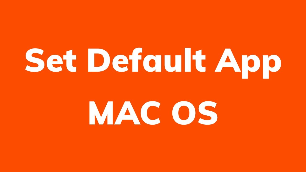 macOS Tip: How to Set Default Application for a File
