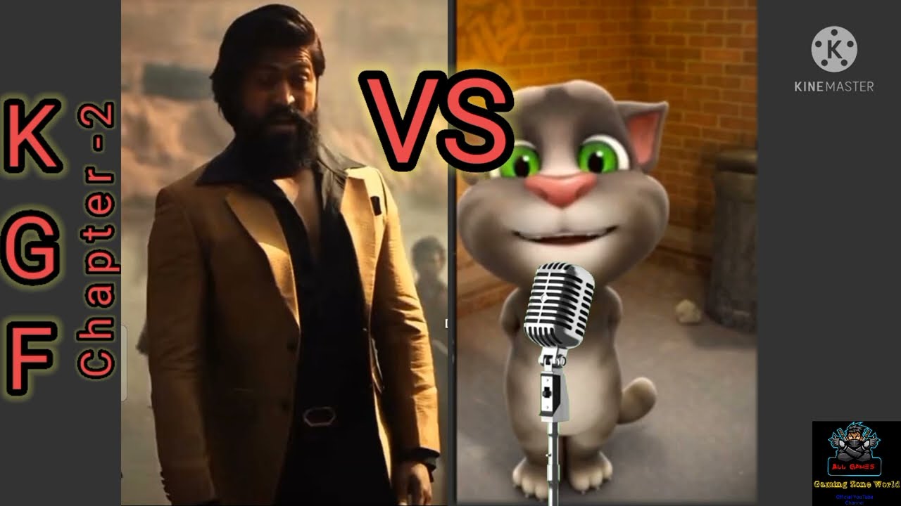 🔥KGF Chapter 2 VS Tom🐱|| Trailer || Yash, Sanjay Dutt || Gaming Zone World 