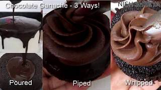If you're glazing a cake, making truffles, or creating filling for
your favorite they're all made from just two ingredients--chocolate
and heavy crea...