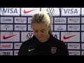 PRE-MATCH MIXED ZONE: Lindsey Horan | USWNT vs. Canada | April 8, 2024