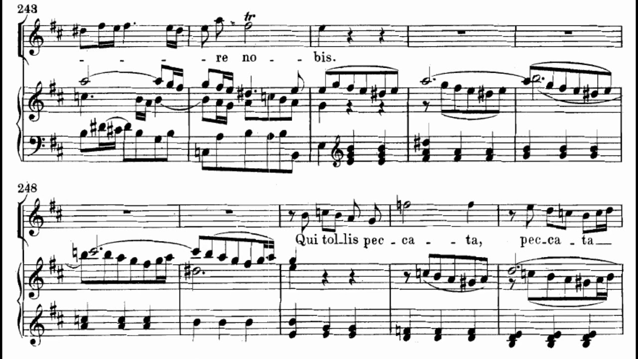 Bach: Mass in A major BWV 234 - 4. Qui tollis peccata mundi - Herreweghe