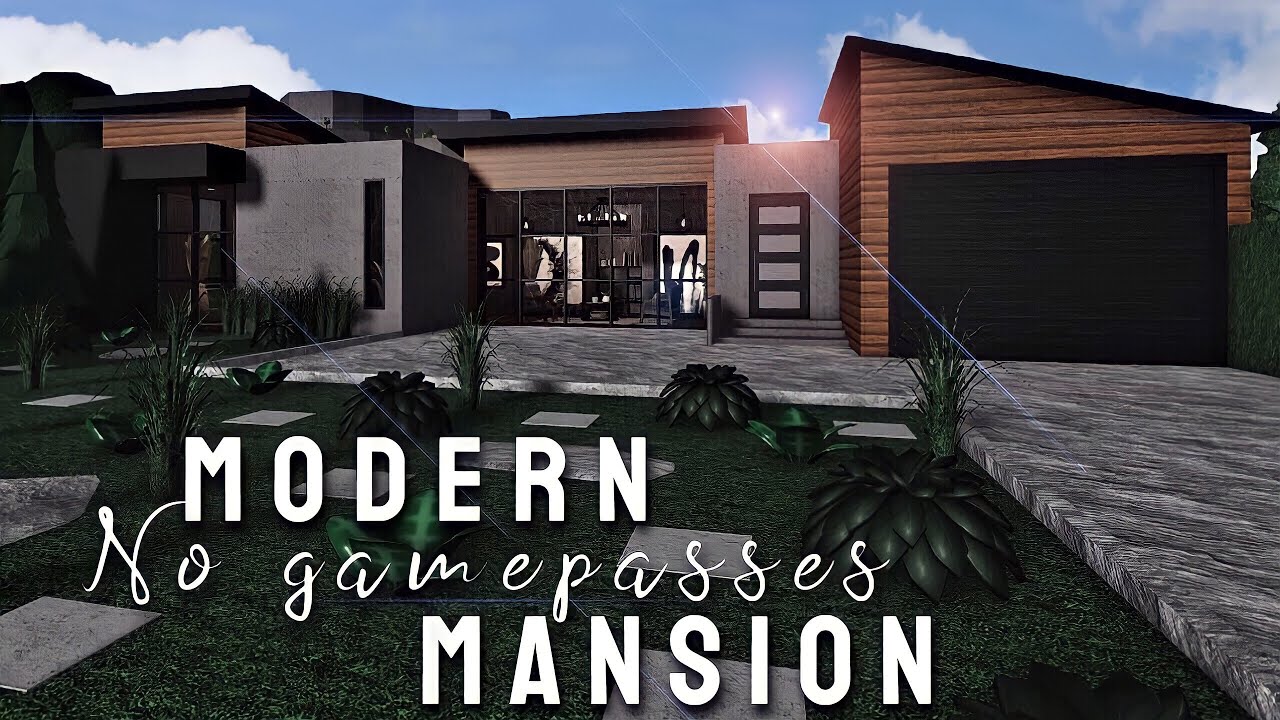 One-Story Modern House (No Gamepass)