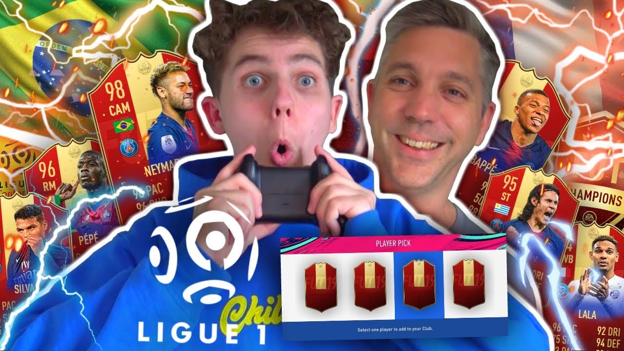 Dad opened my Ligue 1 TOTS FUT Champions rewards and this happened ...