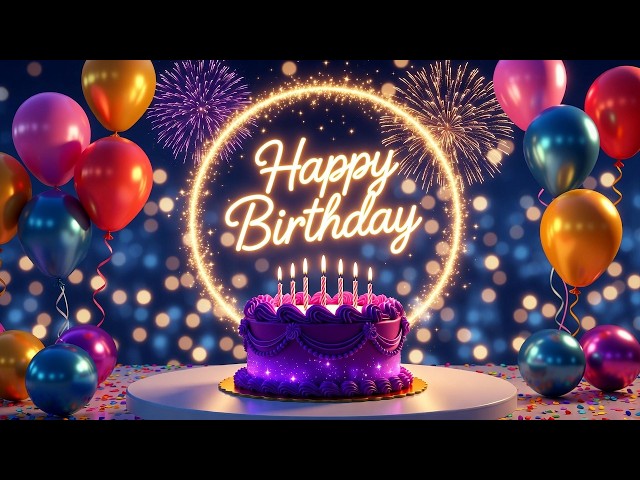 Happy Birthday Song 🎈 Magical Birthday Wishes Song ✨🎶