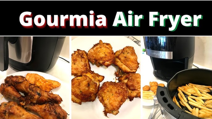 Gourmia 4 qt Digital Air Fryer with Guided Cooking, Black GAF486