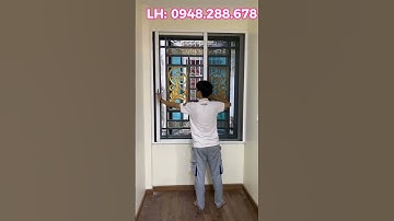 CỬA LƯỚI CHỐNG MUỖI HÒA PHÁT DẠNG XẾP LẮP CỬA SỔ . LH: 0948.288.678 #cuachongmuoi #luoichongmuoi