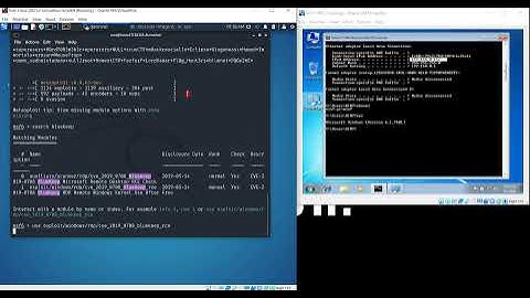CVE 2019-0708 RCE on Windows 7 SP1