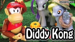 Monkey Business 2: World of Nintendo Diddy Kong Jakks Pacific Action Figure MLP Toy Review Parody