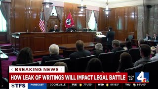 How leak of writings will impact legal battle