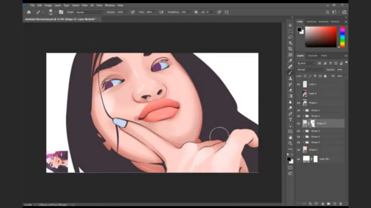 VEXEL ART | timelapse - YouTube