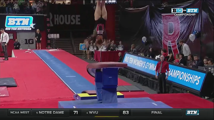 Alexis Mattern (Ohio State) 2017 Vault Big 10 Cham...