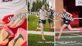 MY D1 ATHLETE EXPERIENCE | xc/track & field, walk-on, running warm up