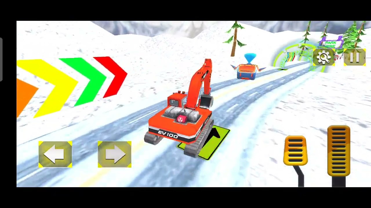 Grand Snow Excavator simulator🚒🚂