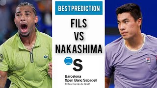 Arthur Fils vs Brandon Nakashima | Barcelona Open Banc Sabadell 2026 | Tennis Prediction