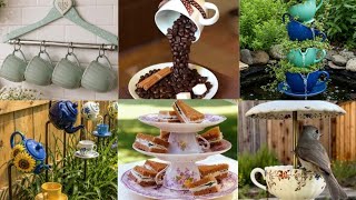 Upcycling Old Tea Cups for Home Decor