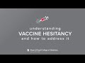 Understanding Vaccine Hesitancy and How to Address it with WSU Medicine Dr. Thomas May