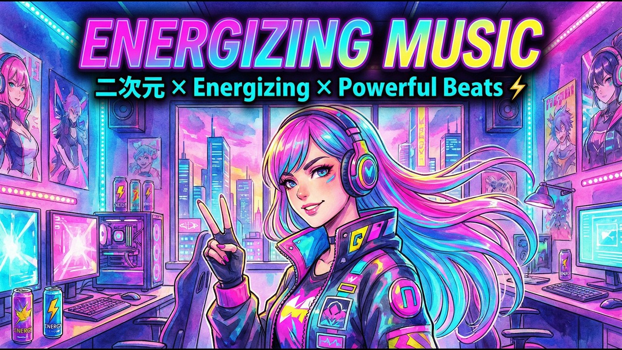 目覚めろ！二次元 Anime Energizing 提神Lofi｜最強モードで限界突破