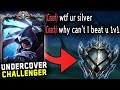 I hired a Gold coach and pretended to be a Silver Talon Main