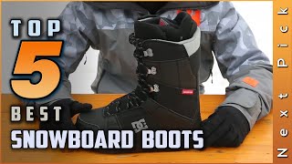 Top 5 Best Snowboard Boots Review in 2021