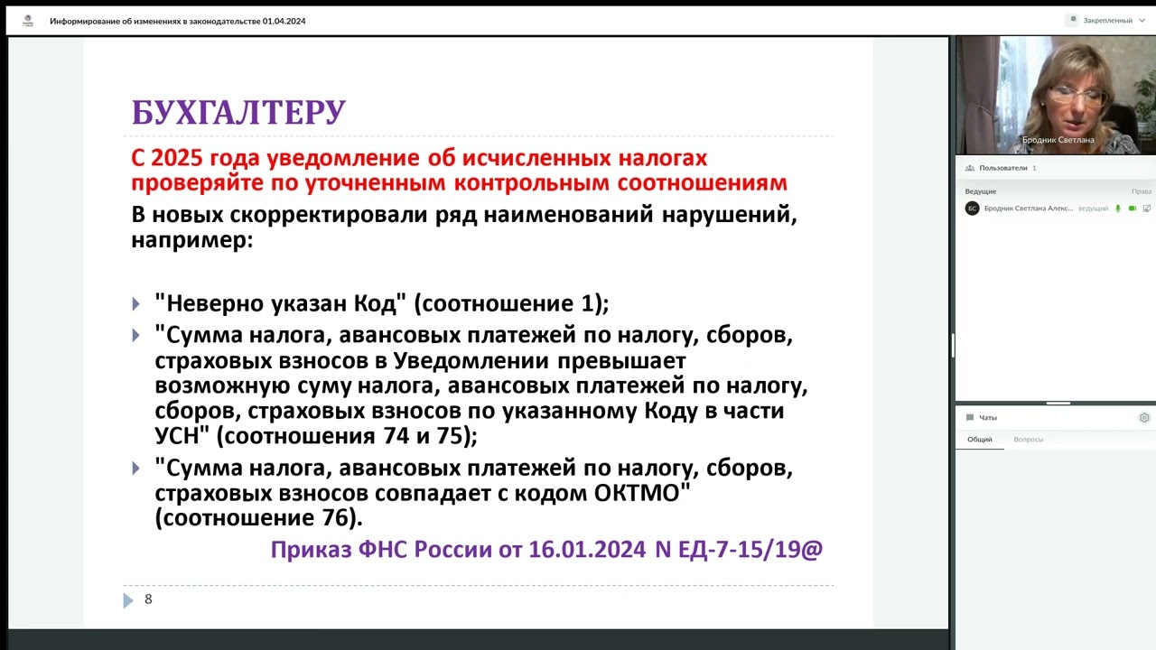 Информирование об изменениях в законодательстве от компании "Локсит"