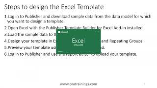 How To Design Excel Report in Oracle BIP - Fusion Applications screenshot 4