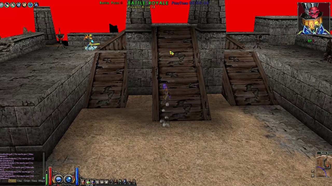 Educador Pike 166 no Batle Royale inter servidor - BPT