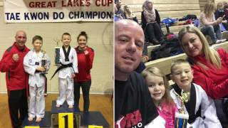 Storm Taekwondo 8 year old Caleb Lougheed Black Belt - Michigan