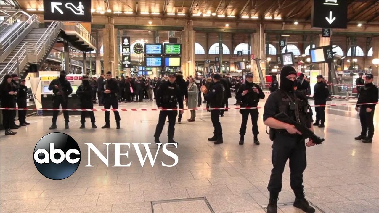 At least 6 injured in Paris train station attack